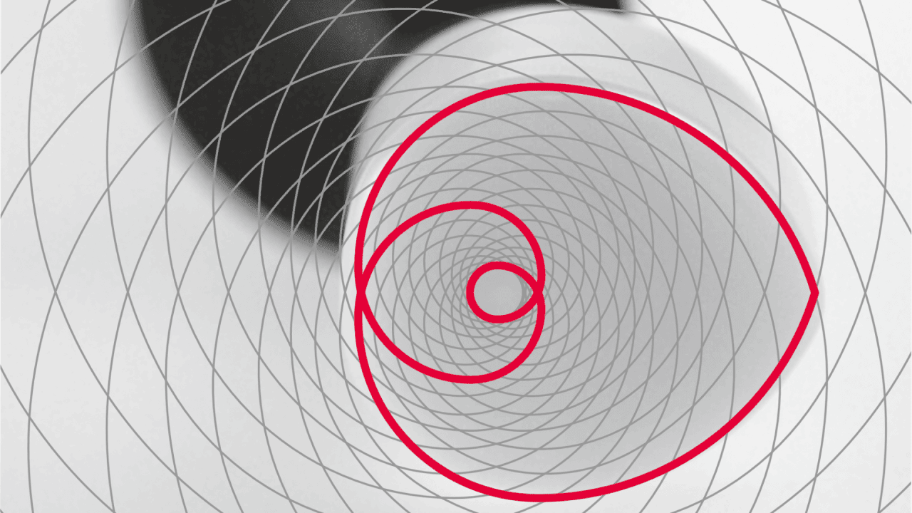 Tête spirale oscillante (log. spirale)