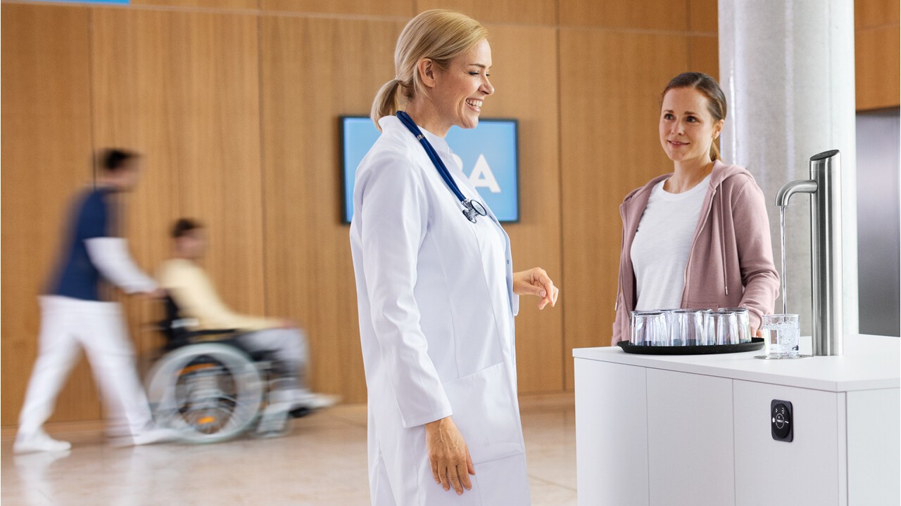 BRITA Wasserspender für die Gesundheitsbranche