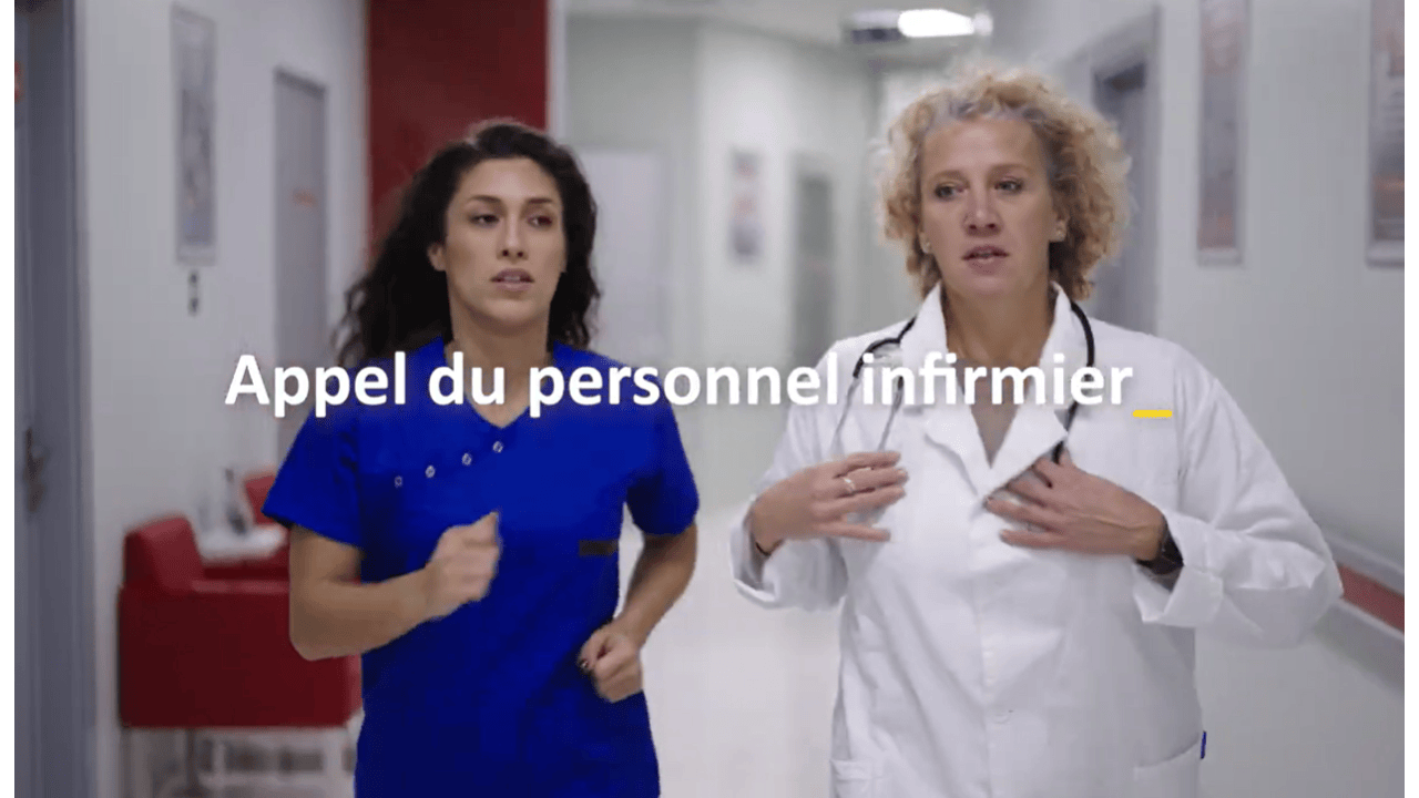 Appel du personnel infirmier