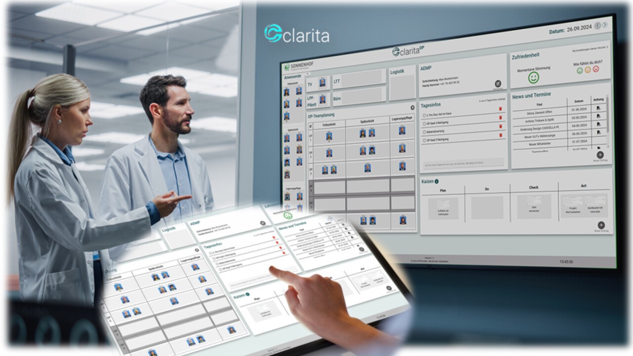 clarita - Digitales Stations - Huddleboard