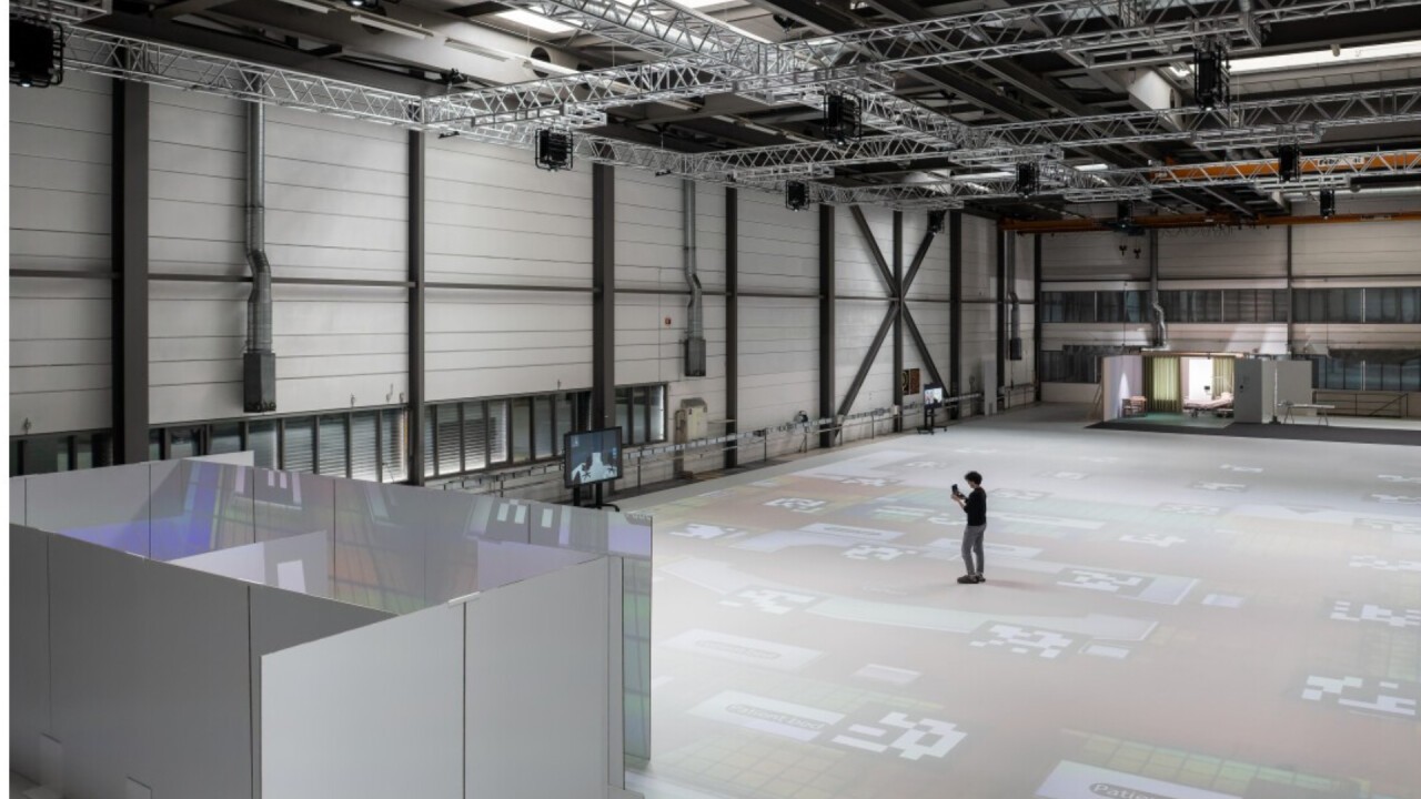 Surface de simulation en réalité étendue.